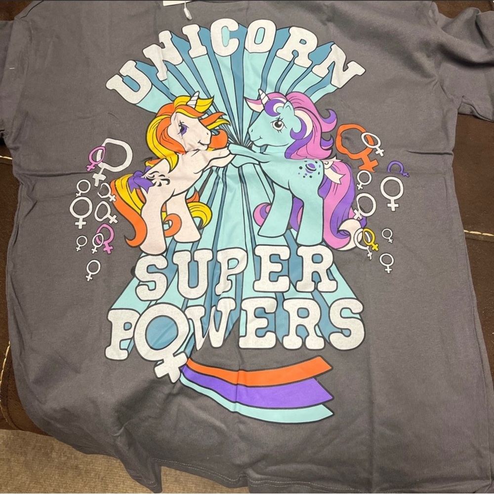 NWT “Unicorn Super Powers” graphic T Shirt - Picture 6 of 9
